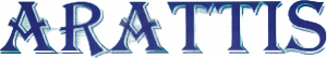 Texte stylisé avec le nom de société : Arattis